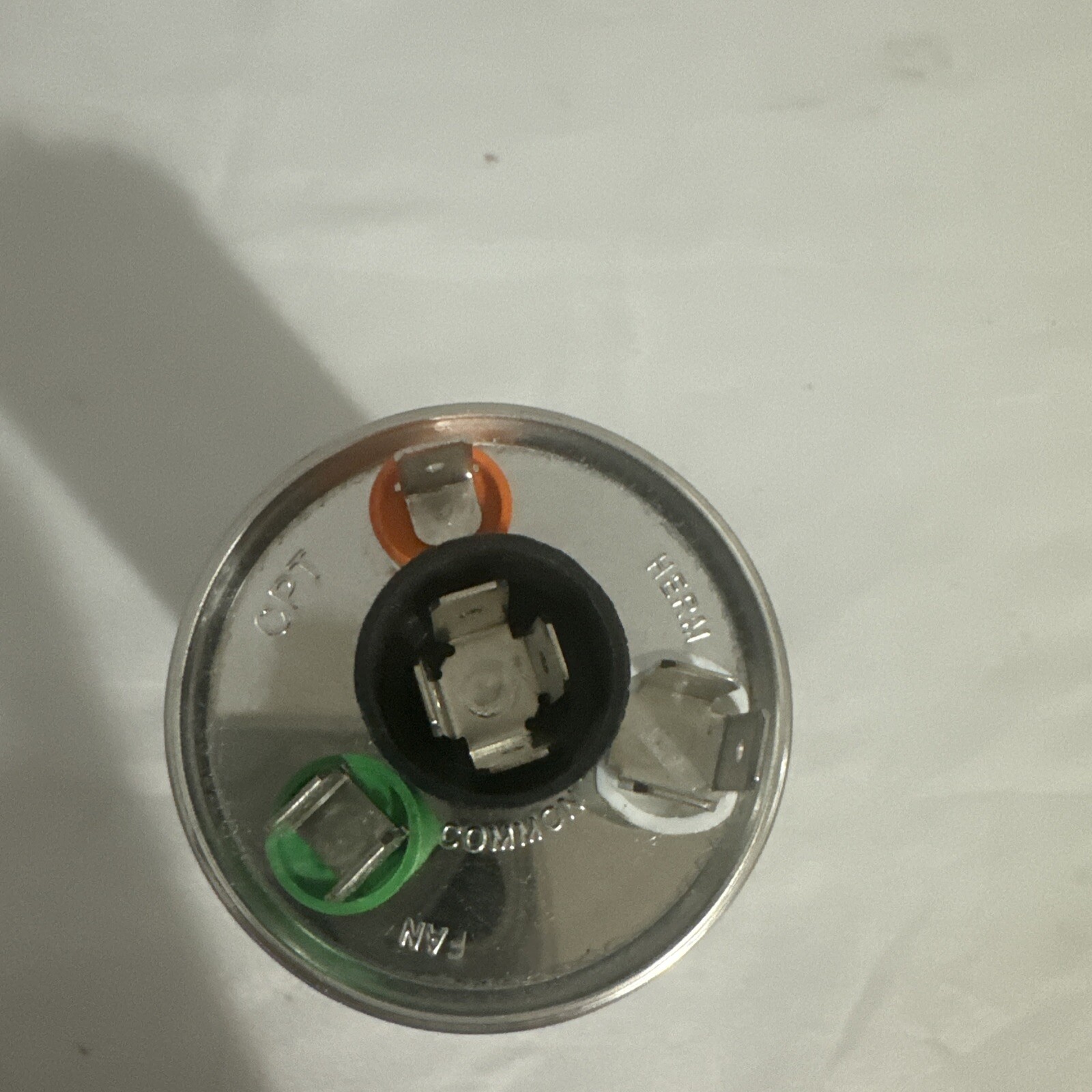 AmRad USA2226BA Round Run Capacitor 35+3 uF MFD 370 / 440 Volt Made in USA