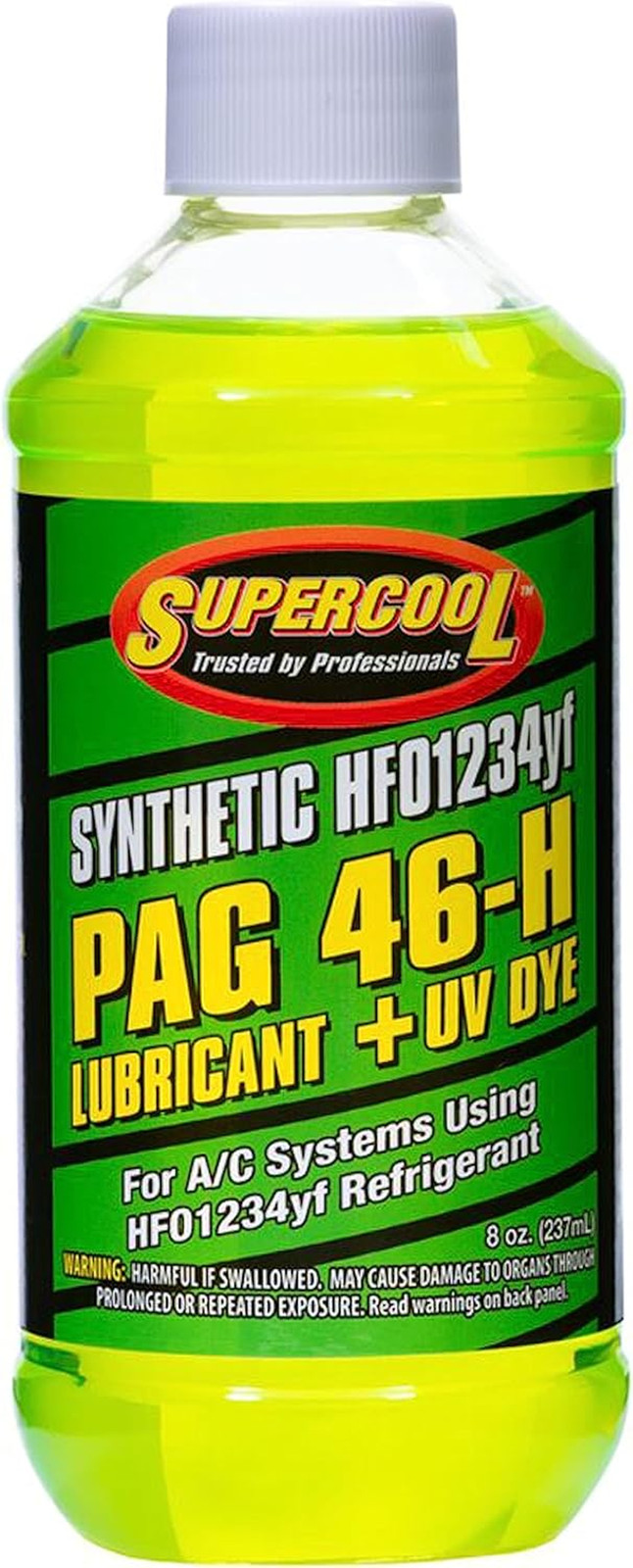 TSI Supercool 27262D PAG 46 Oil w/UV Dye 8oz for R1234YF Auto AC System