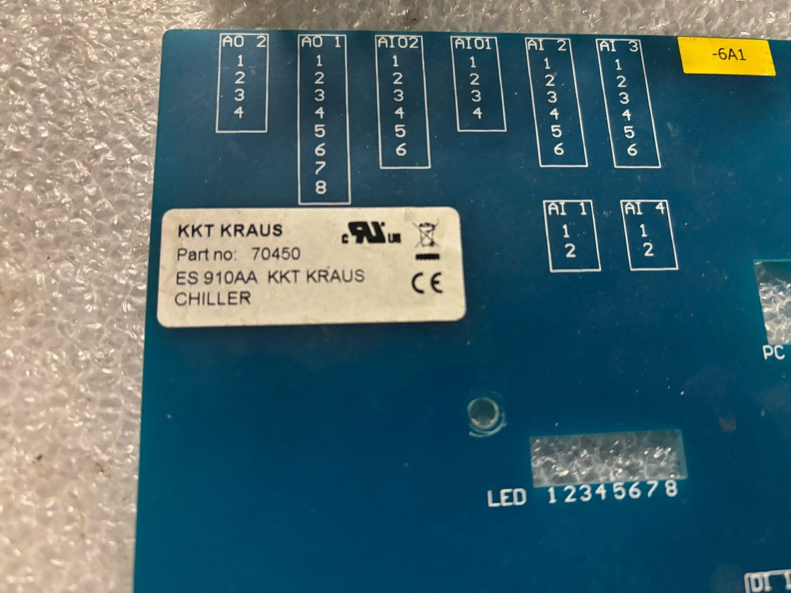 KKT KRAUS Chiller 70450 ES 910AA Chiller Control Board