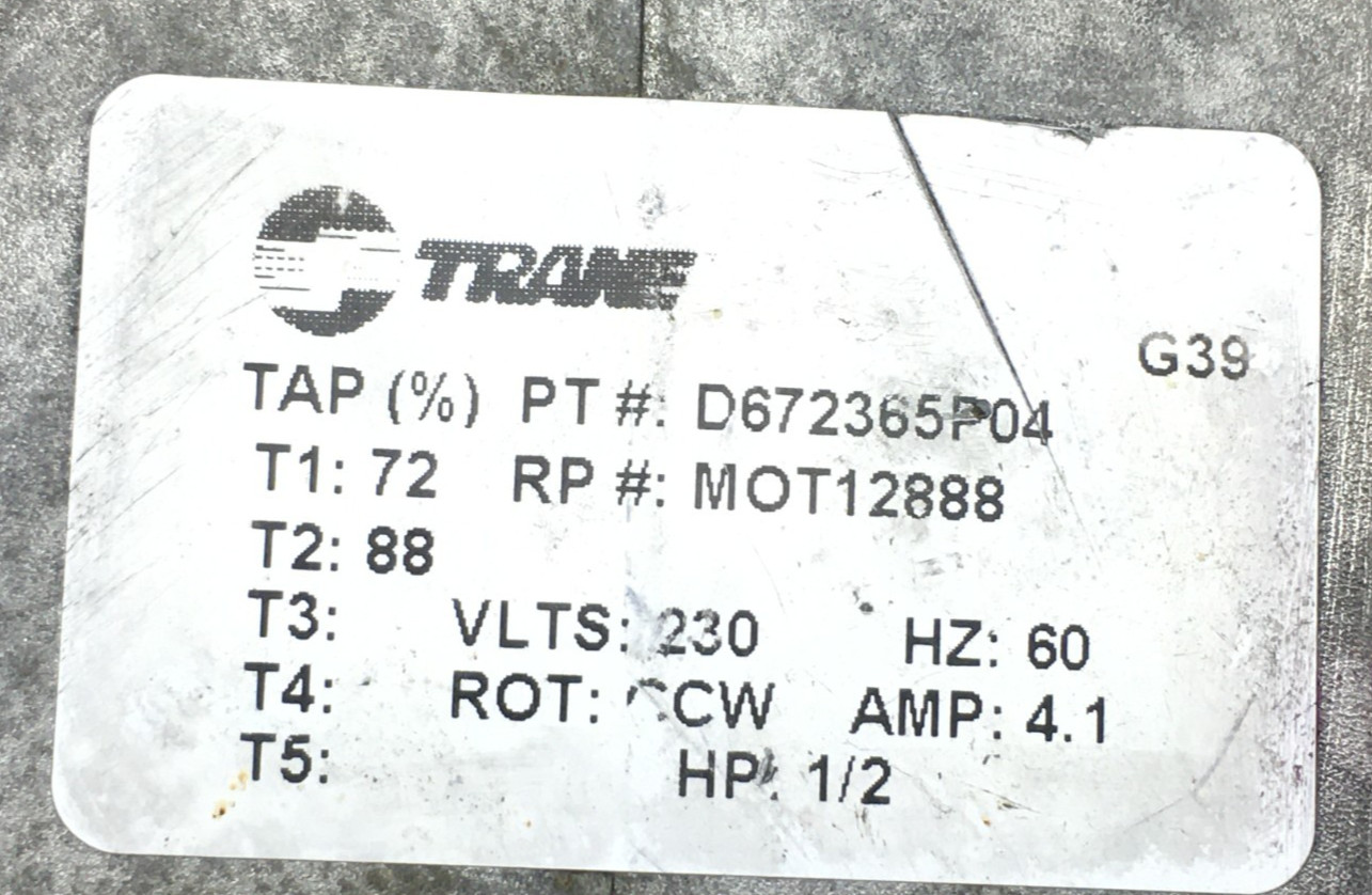 GE ECM X13 FM19 Module only TRANE p/n D672365P04 1/2HP 230V CCWLE used #W869
