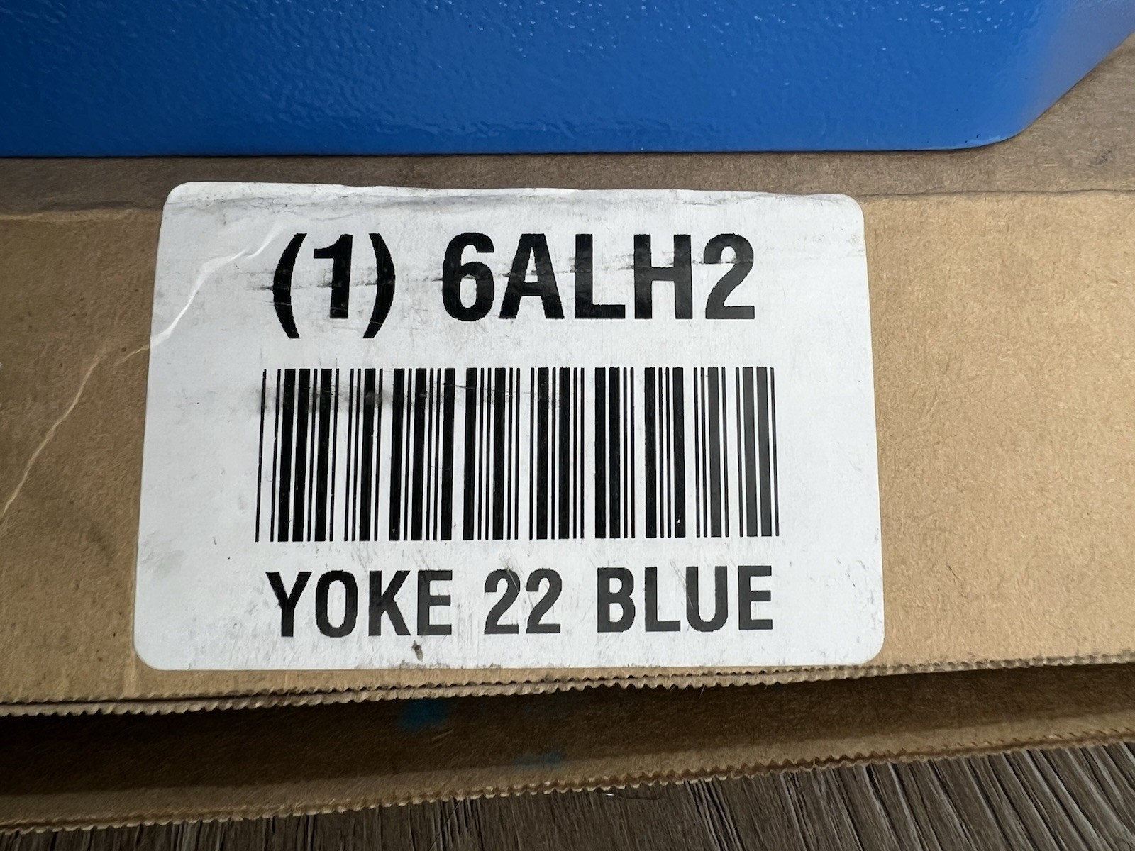 PATTERSON YOKE 22 BLUE Mounting Yoke Steel Blue 6ALH2 S7