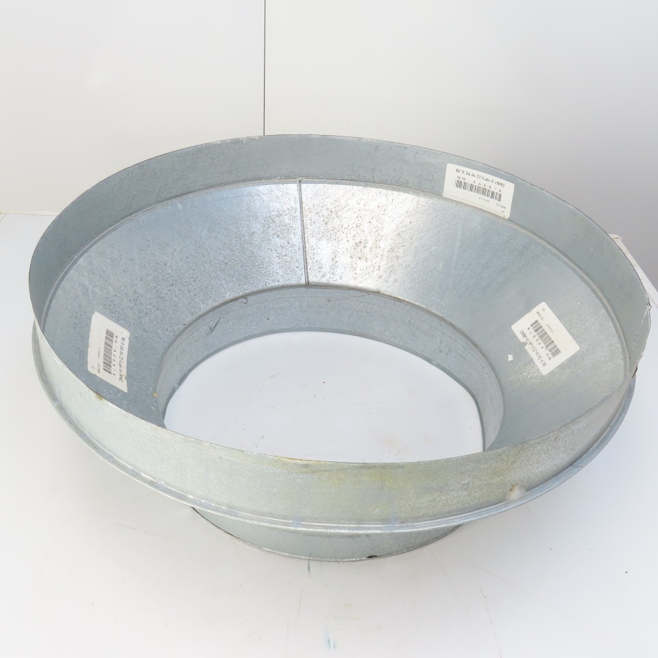 24″ x 16″ Galvanized Steel Spiral Duct 22 Gauge Increaser/Reducer