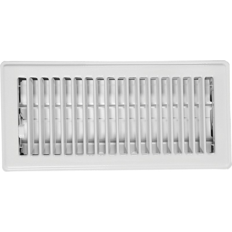 Imperial RG3296 Standard Floor Register, 7-3/4 in W Duct Opening, 3-3/4 in H Duc