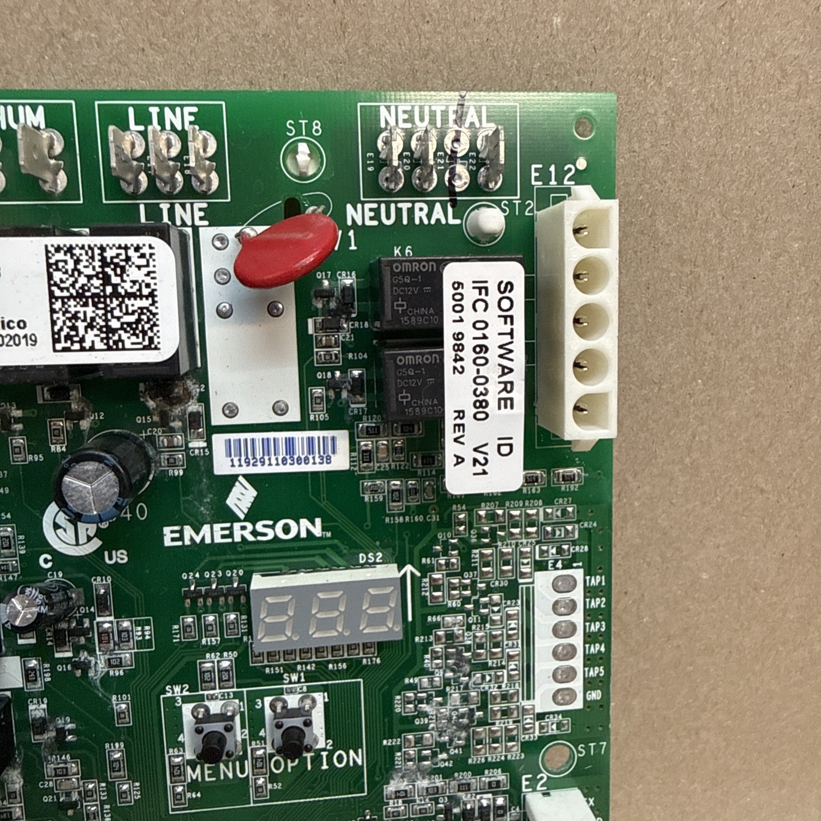 EMERSON TRANE 50V41-495-03 D344782P03 CNT07721 FURNACE CONTROL BOARD B2