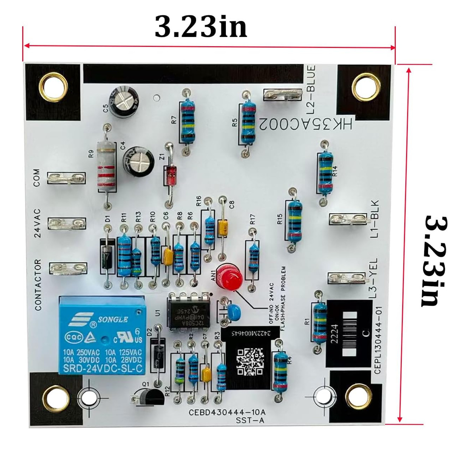 HK35AC002 Relay Control Circuit Board Replacement 113AEA060000BGAA CEPL130444-01
