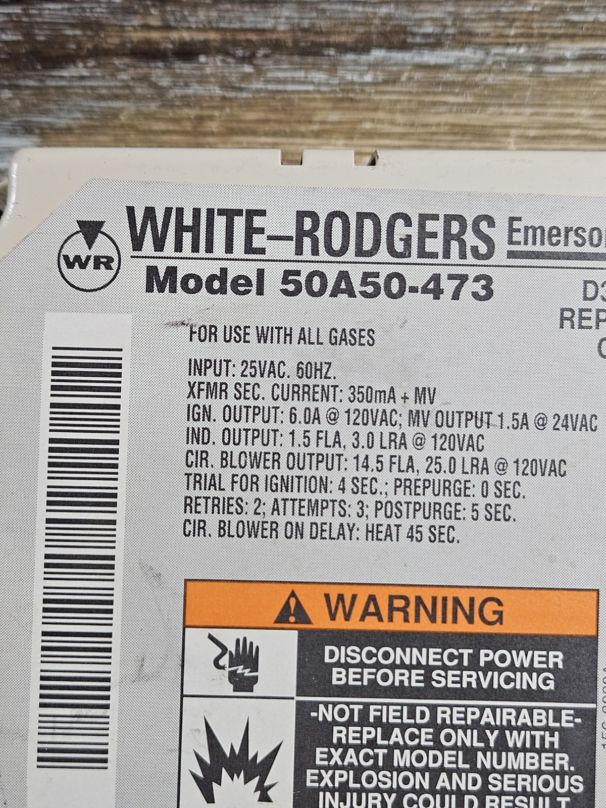 WR Furnace Control Board Fits Trane White Rodgers 50A50-473 50A50-471