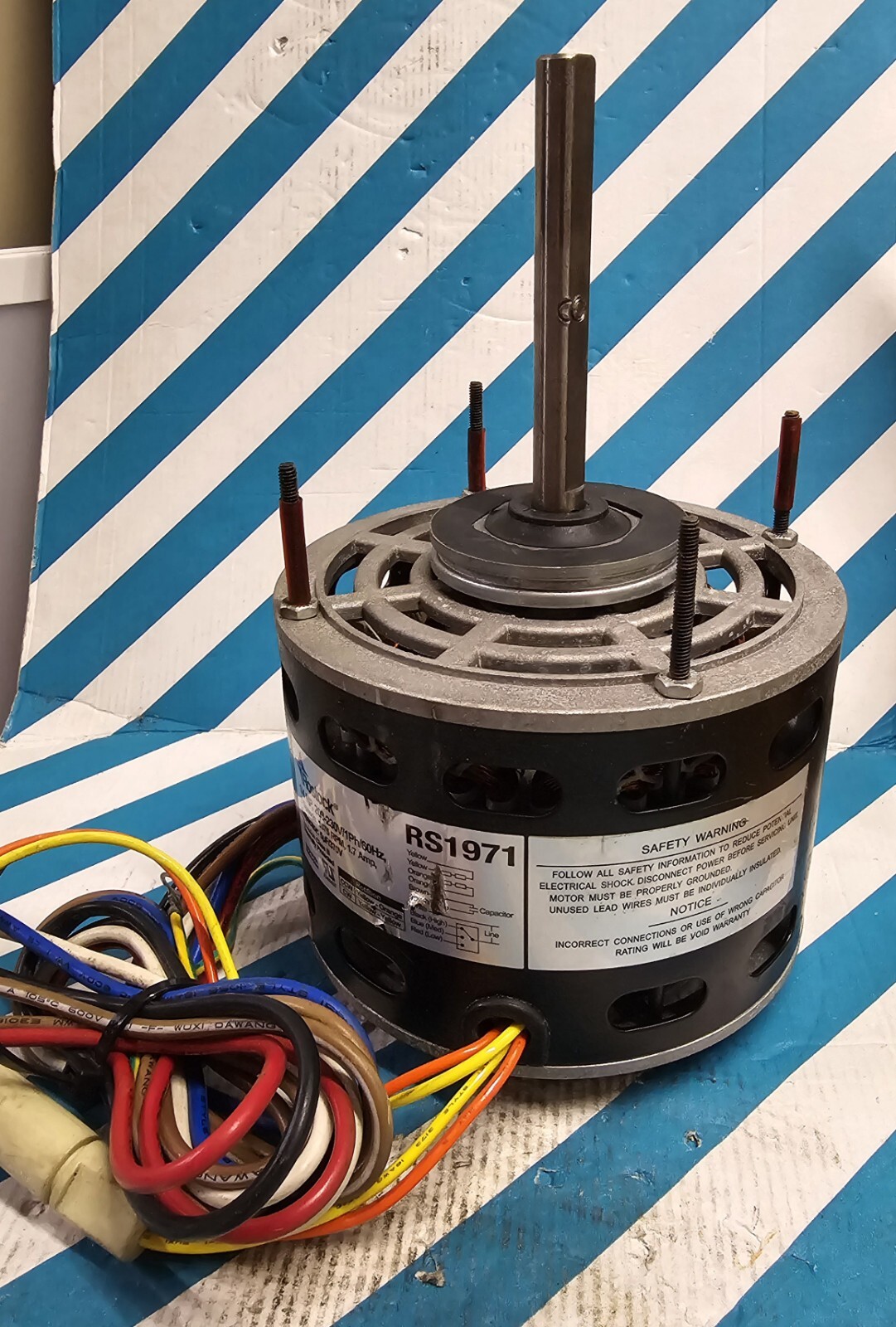 ROSTOCK(US Motors) RS 1971 Direct Drive Blower Motor 208-230V 1/4 HP 1075 RPM