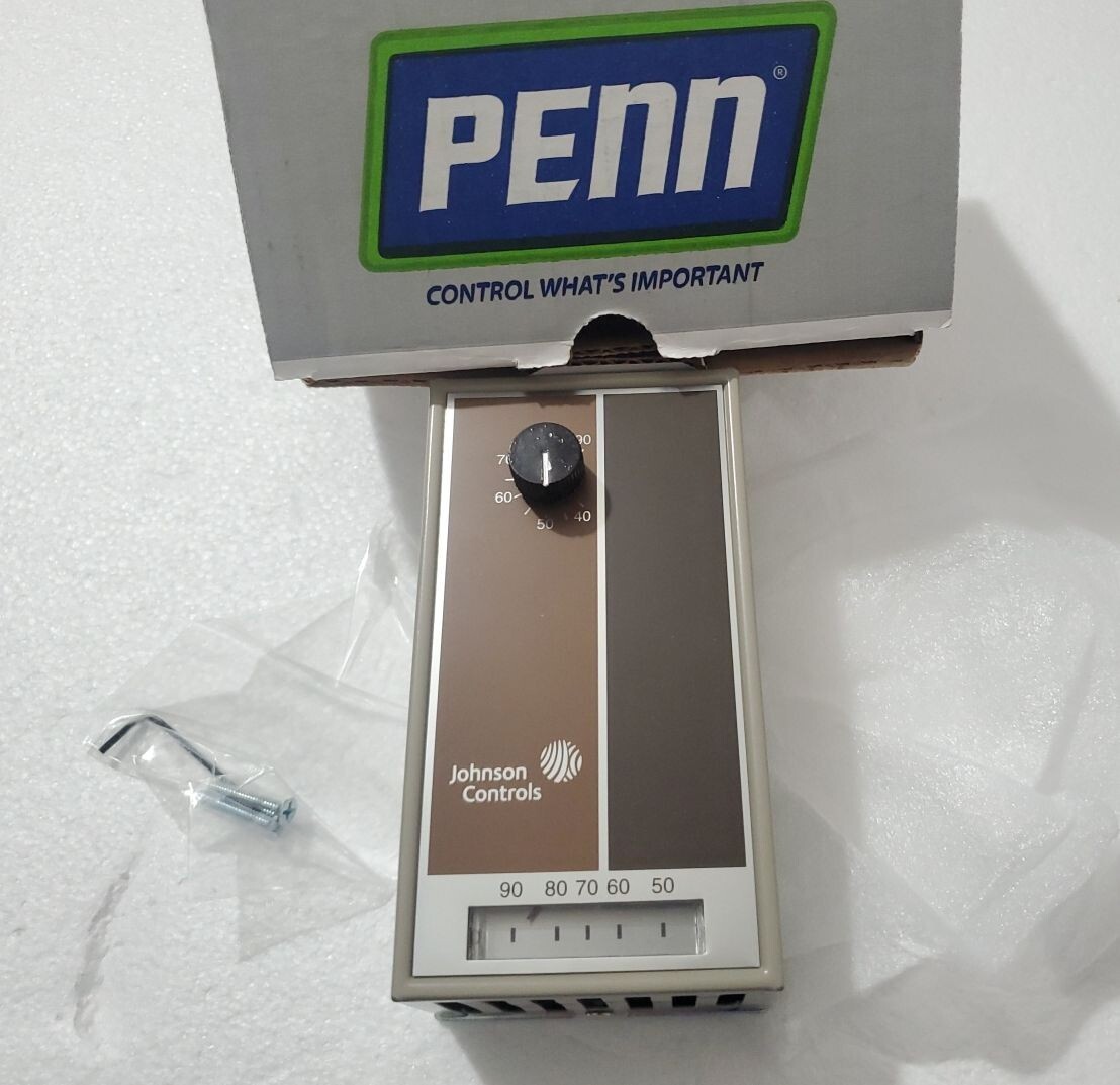 Johnson Controls/PENN T25A-1C Two Stage Room Thermostat NEW IN BOX – USA SELLER