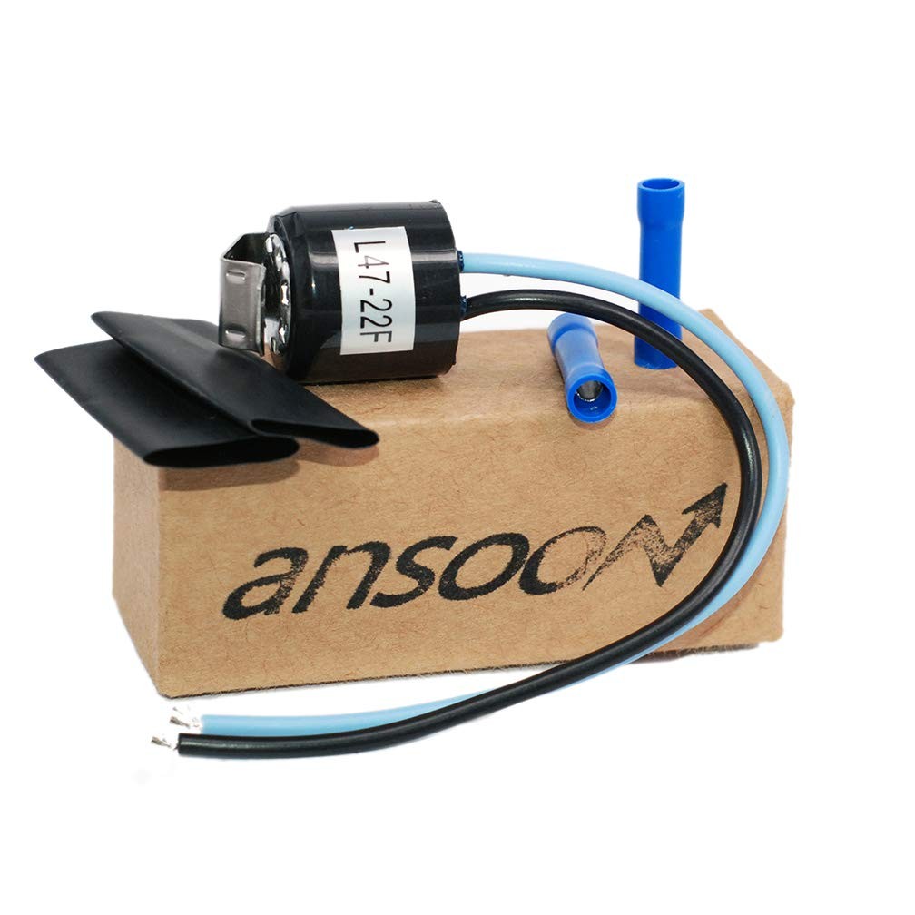 Ansoon 5303918214 Refrigerator Defrost Bi-Metal Thermostat Compatible Black