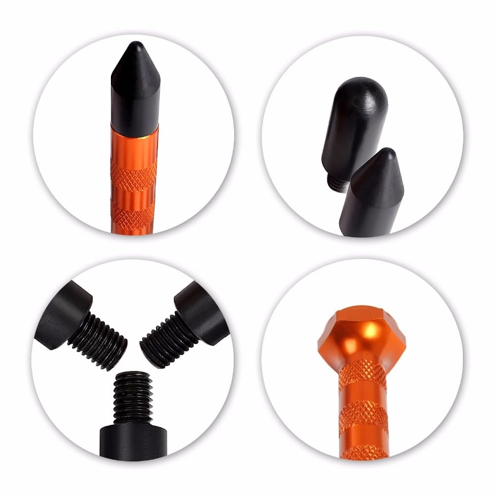 Paintless Dent Repair Tools Kit 12PCS Aluminum Dent Hammer with Knock Down Tool