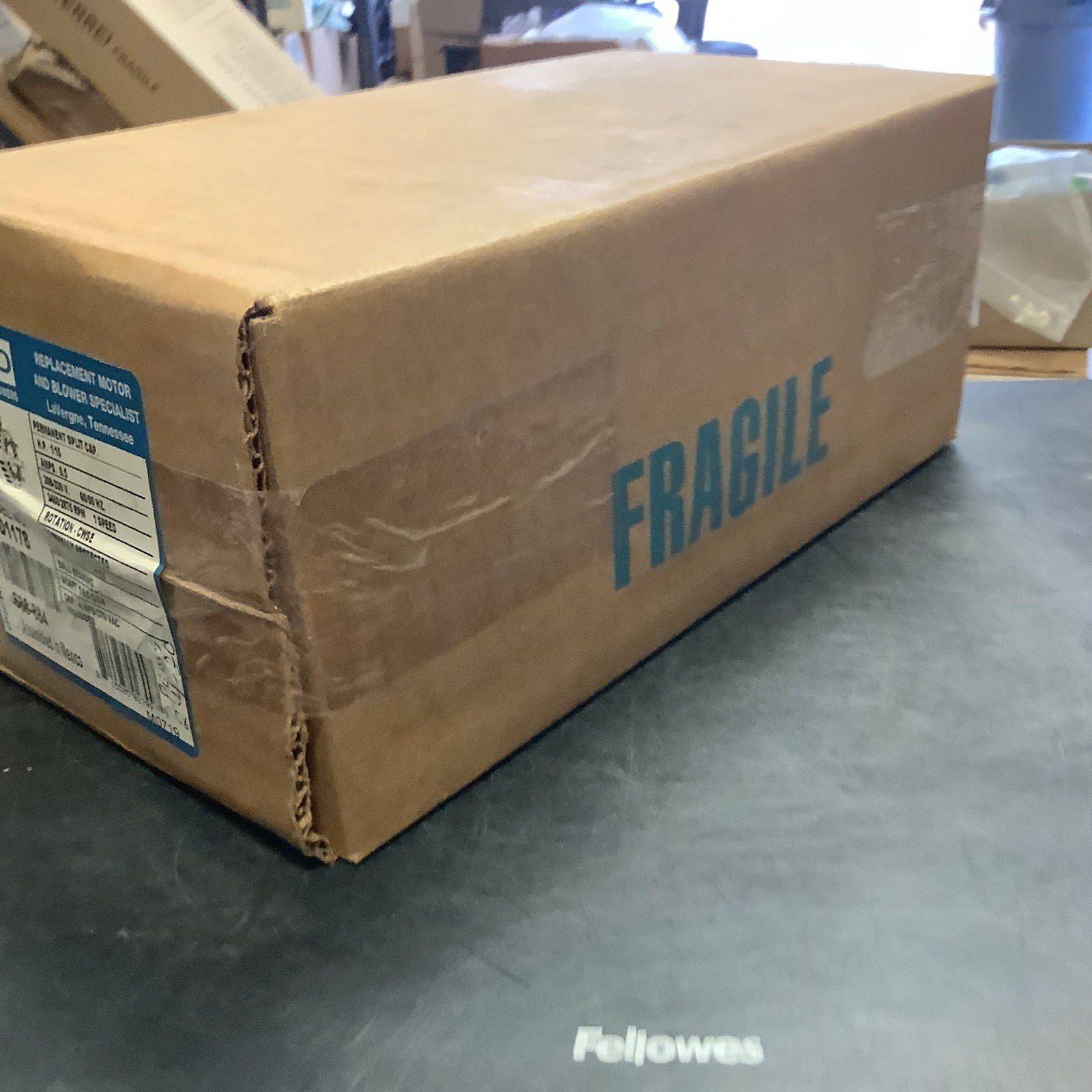 Fasco D1178 Motor, 1/15 Hp, 0.5Amps, 207-230V, 60/50Hz, 3450/2875 RPM