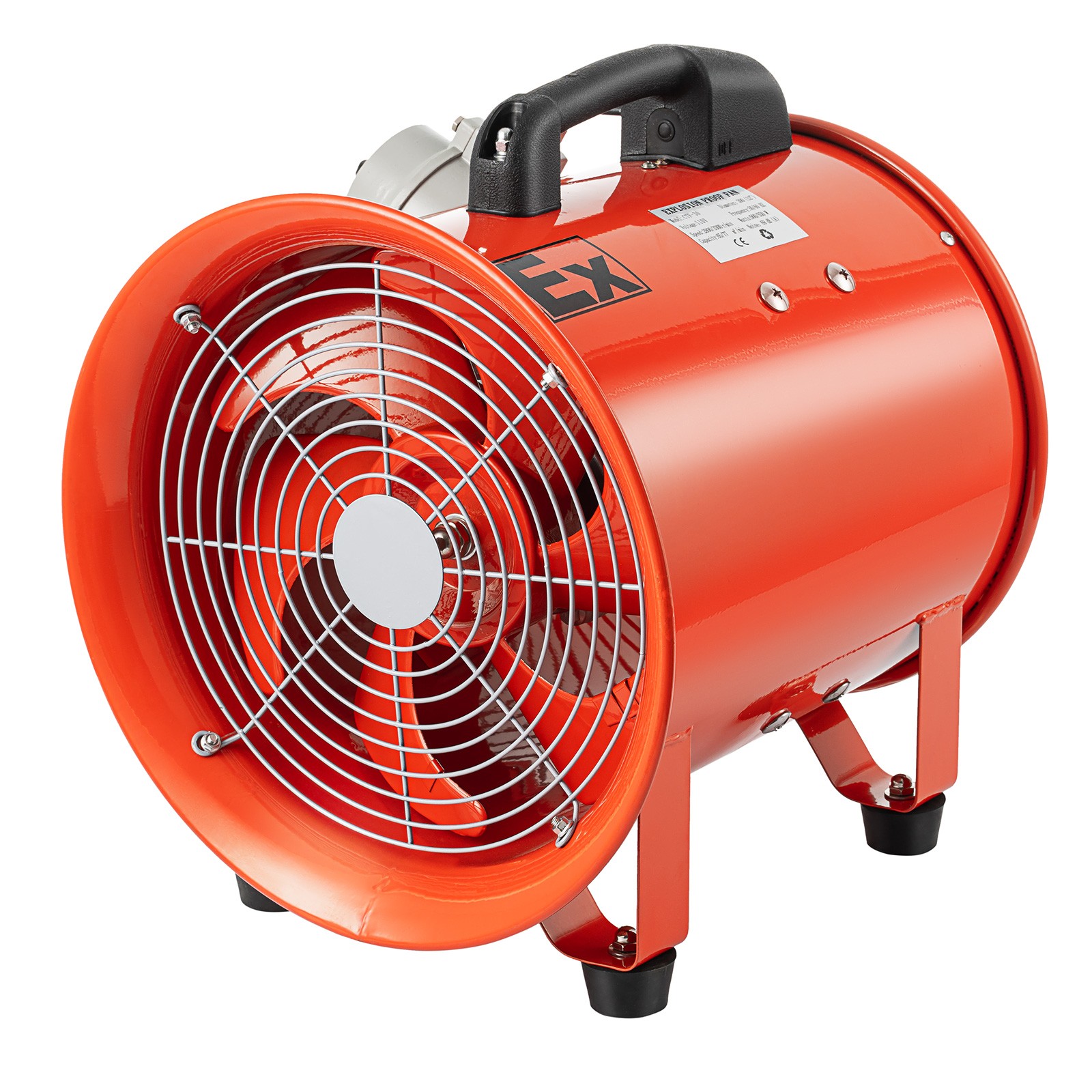 Explosion Proof Exhaust Fan 12″ Utility Blower Extractor w/ 25FT Ventilator Hose