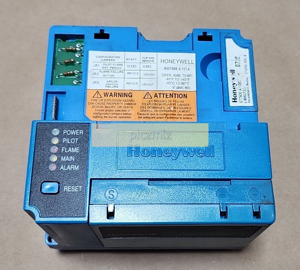 *PARTS/REPAIR* Honeywell RM7895A1014 Burner Control Auto Program Control Rev D