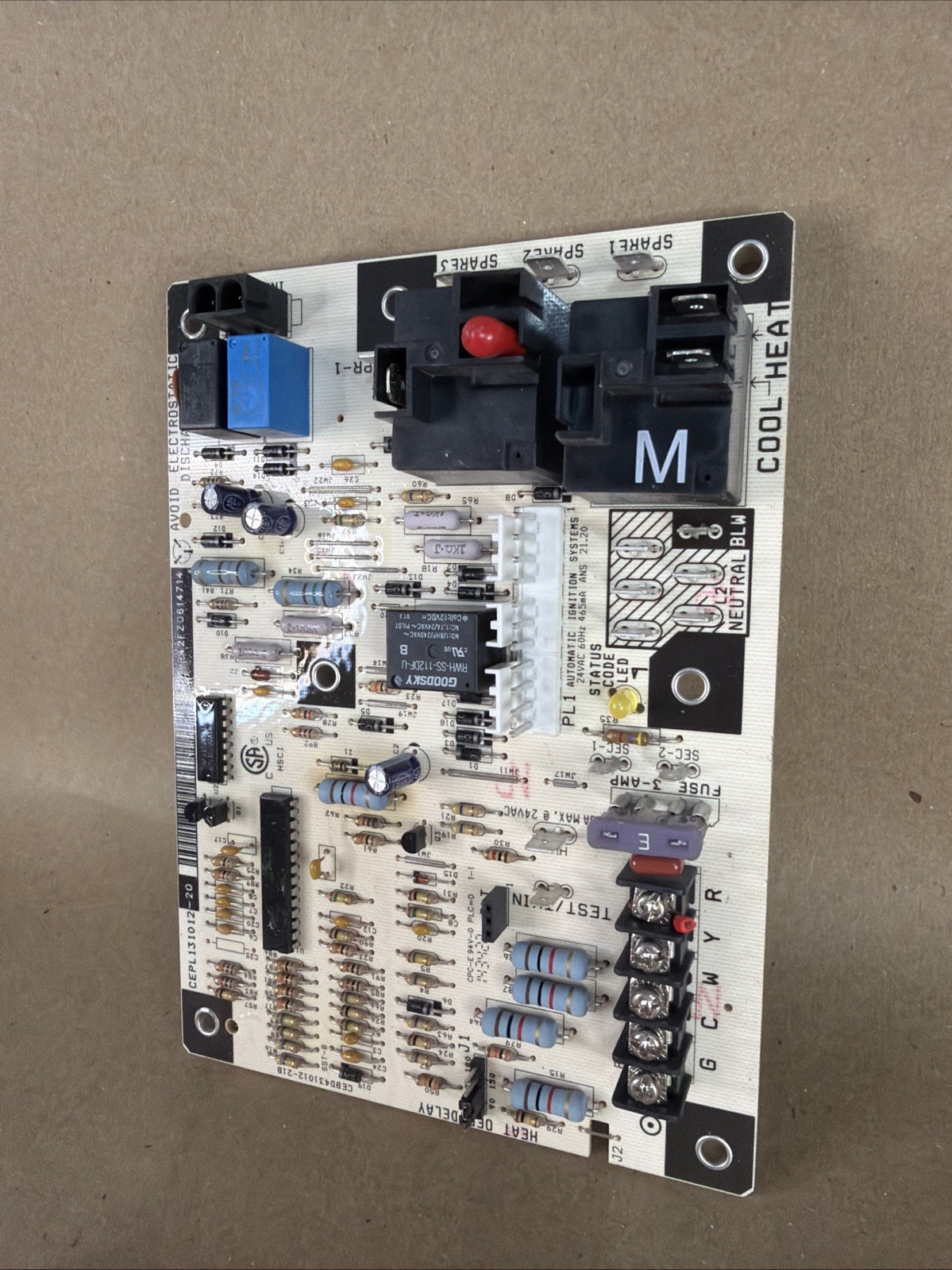 TESTED Carrier Bryant HK42FZ039 Furnace Control Board CEPL130934-02 (B1)