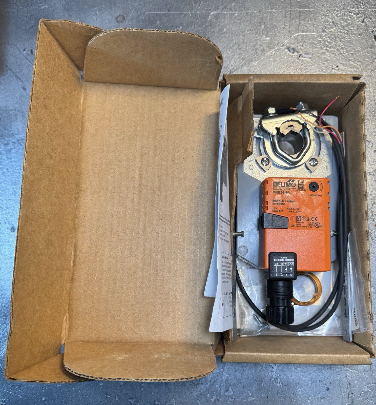 Belimo GMB24-SR HVAC Damper Actuator 24 VAC/DC 360 in-lb 40Nm