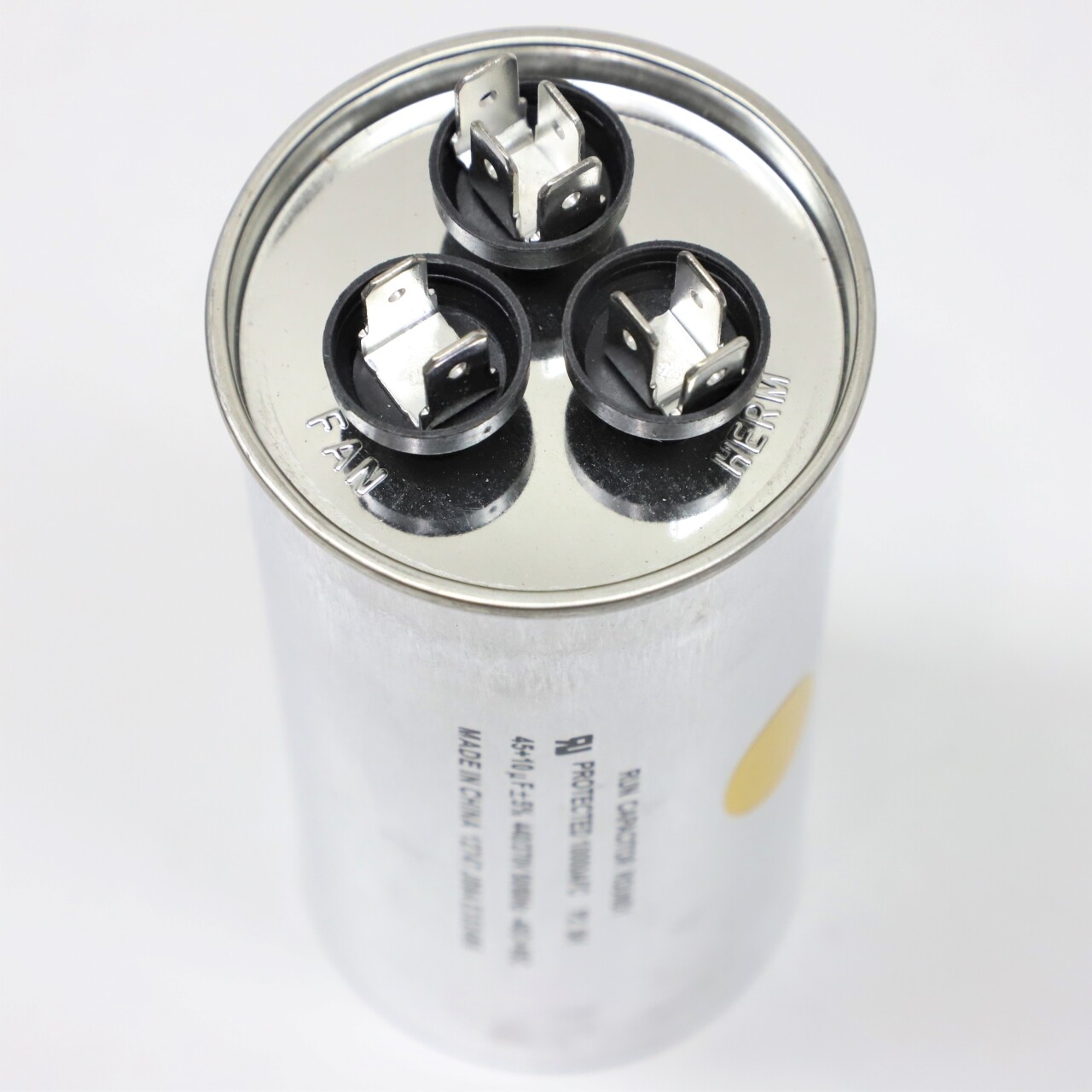 Supco CD45+10X440R HVAC Motor Round Dual Run Capacitor 45 + 10 MFD 440 Volts