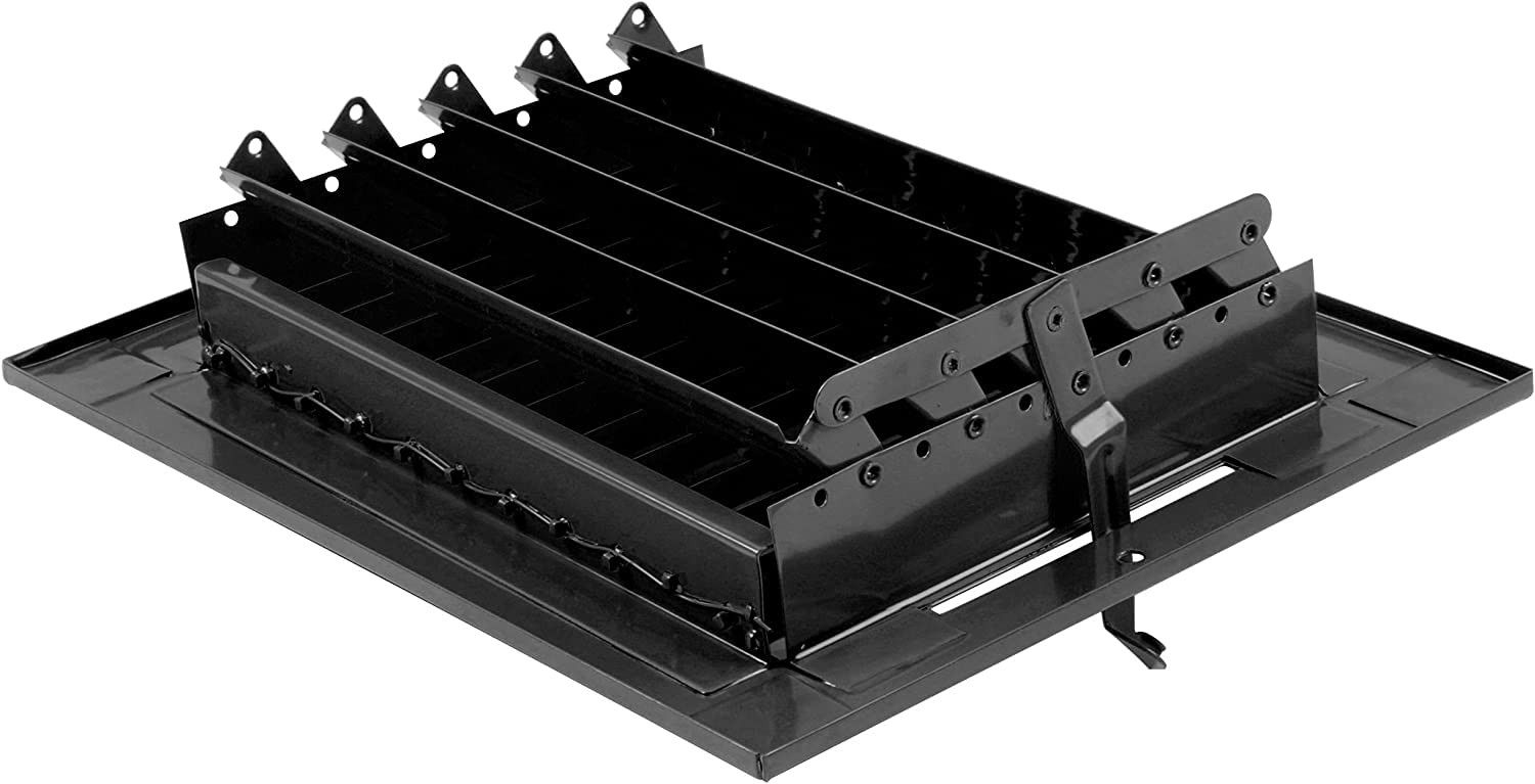HVAC Premium 10×8 Adjustable Air Supply Diffuser Ceiling Wall Vent Black