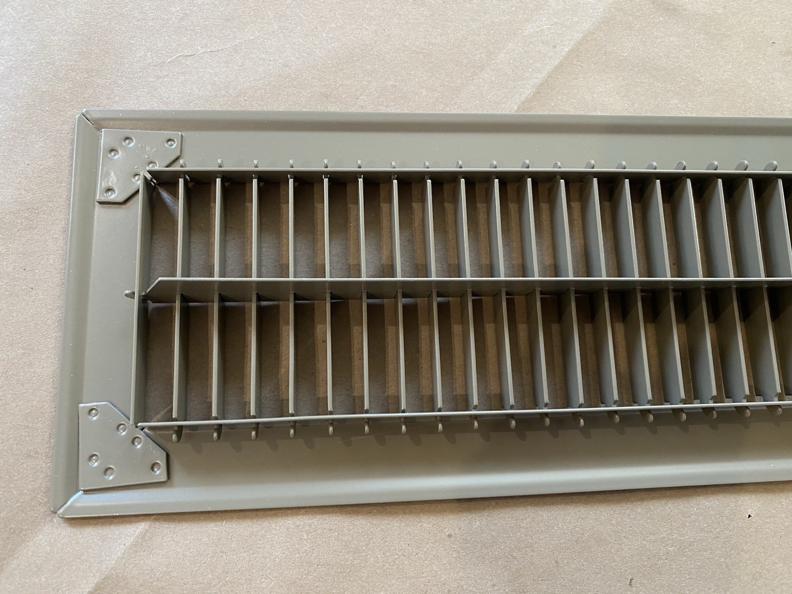 HVAC Premium 4″ X 16″ or 16″ X 4″ Heavy Duty Walkable Floor Grille Fixed Blade