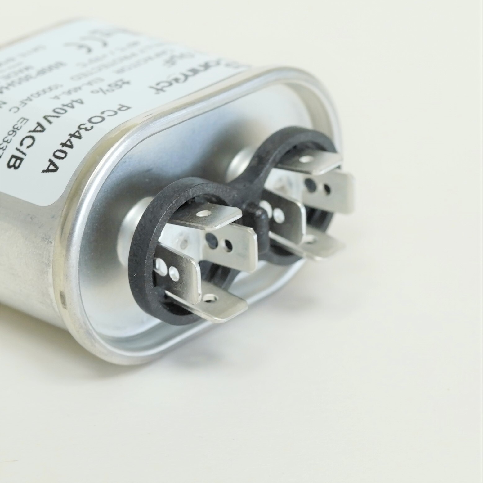 USA Run Capacitor 3 mfd (uf) 440 Volt Oval American Made PartsConnect PCO3440A
