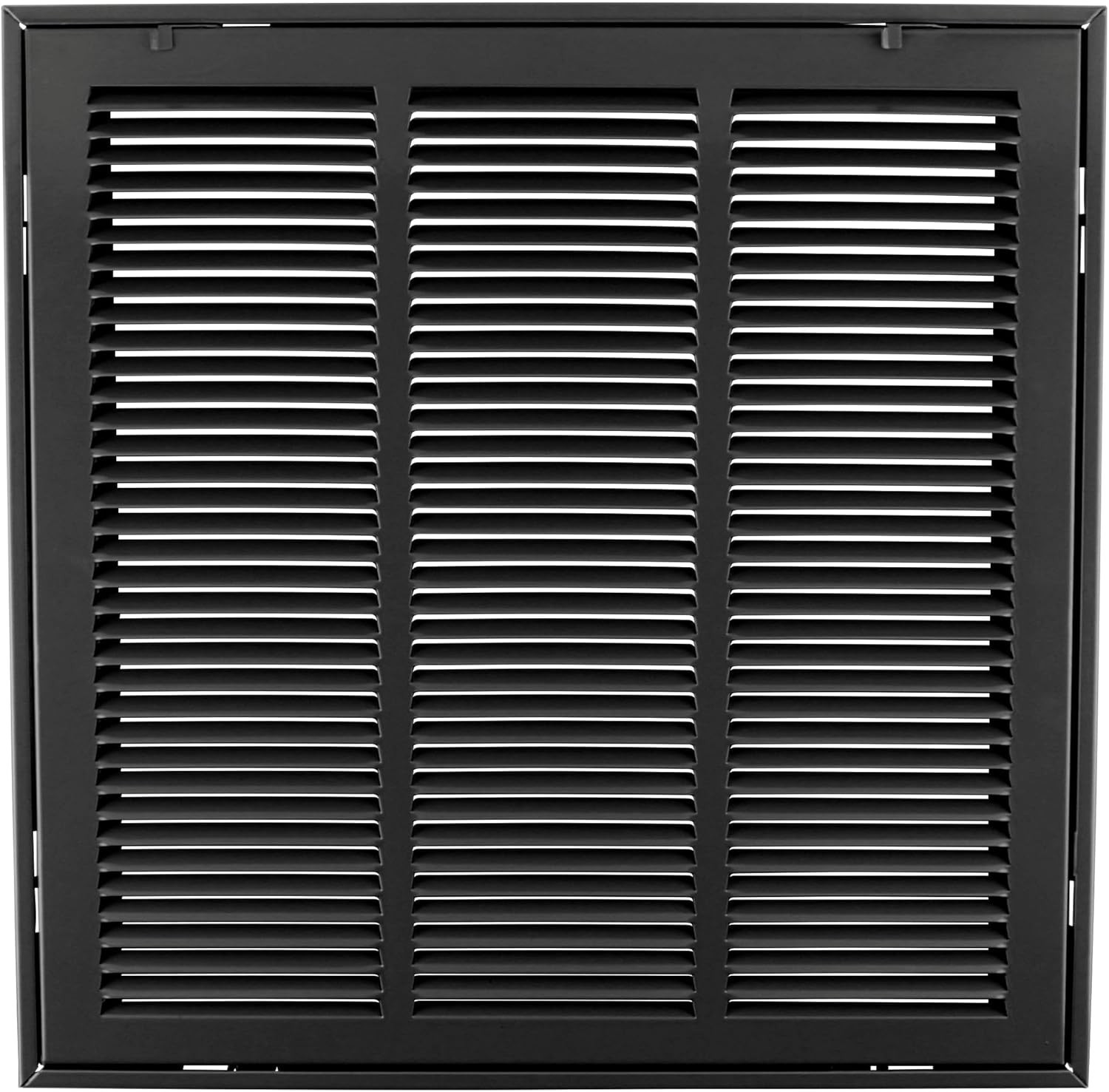 18″ x 18″ (DUCT SIZE) Steel Return Air Filter Grille for 1-Inch Filter, in Black