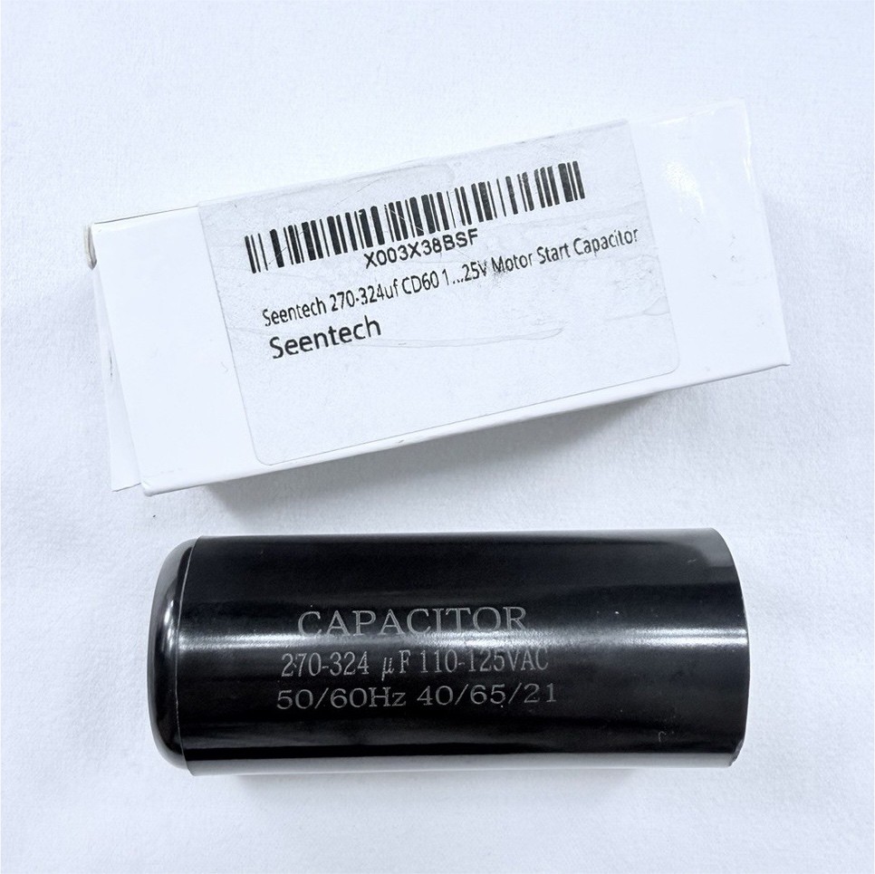 Seentech CD60 Motor Start Capacitor 270-324uF 110-125VAC
