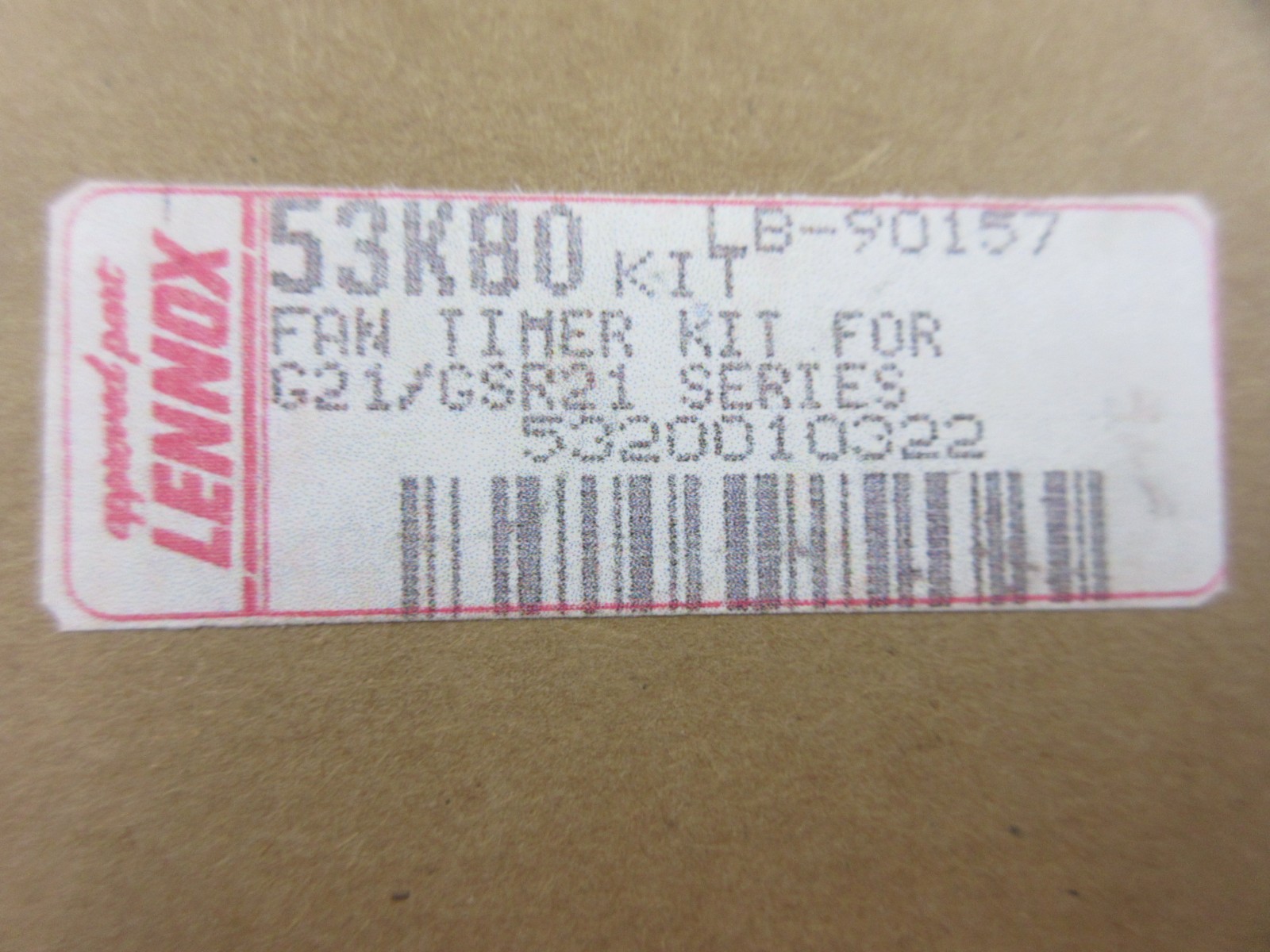 LENNOX PULSE FURNACE 51K46 HEATCRAFT FTC9-H02 FAN TIMER CONTROL BOARD