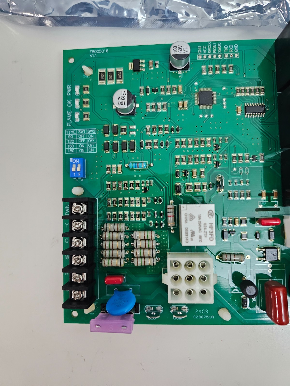 ICM292 Gas Furnace Control Board Rheem Ruud 62-24140-04 / 62-24140-02 / 62-24140