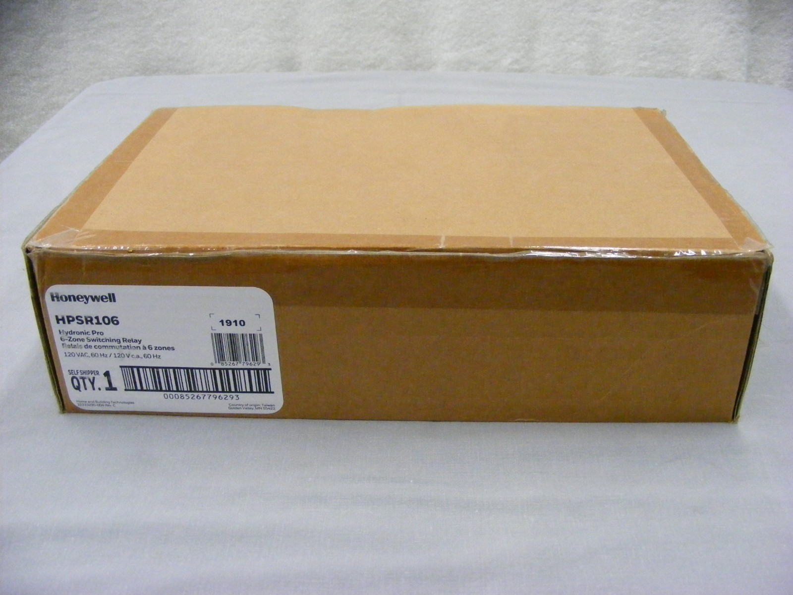 Honeywell HPSR106 Hydronic Pro 6 Zone Switching Relay Panel Heating Boiler
