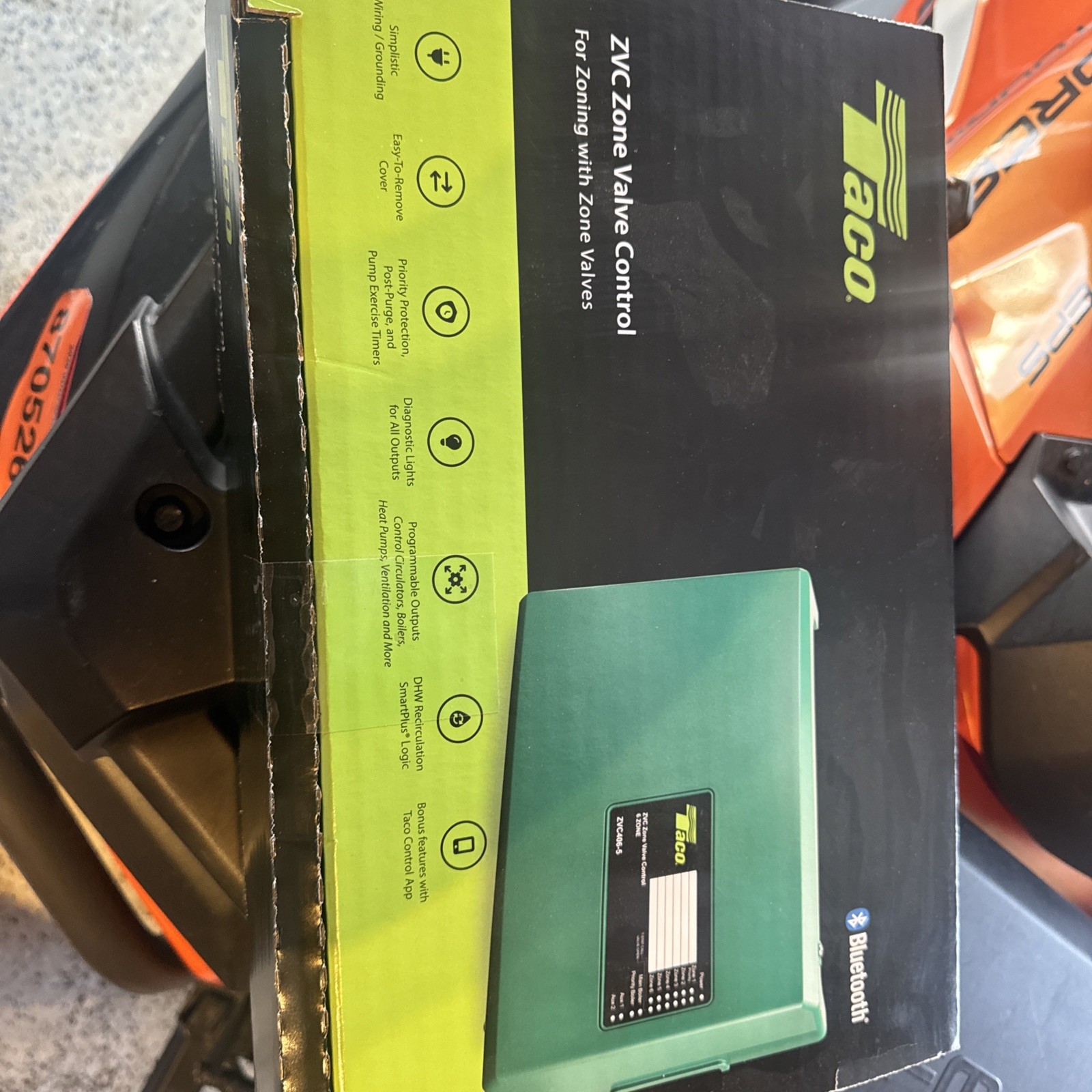 Taco ZVC404-5 4 Zone Valve Control (missing 3 terminal screws) See Photo