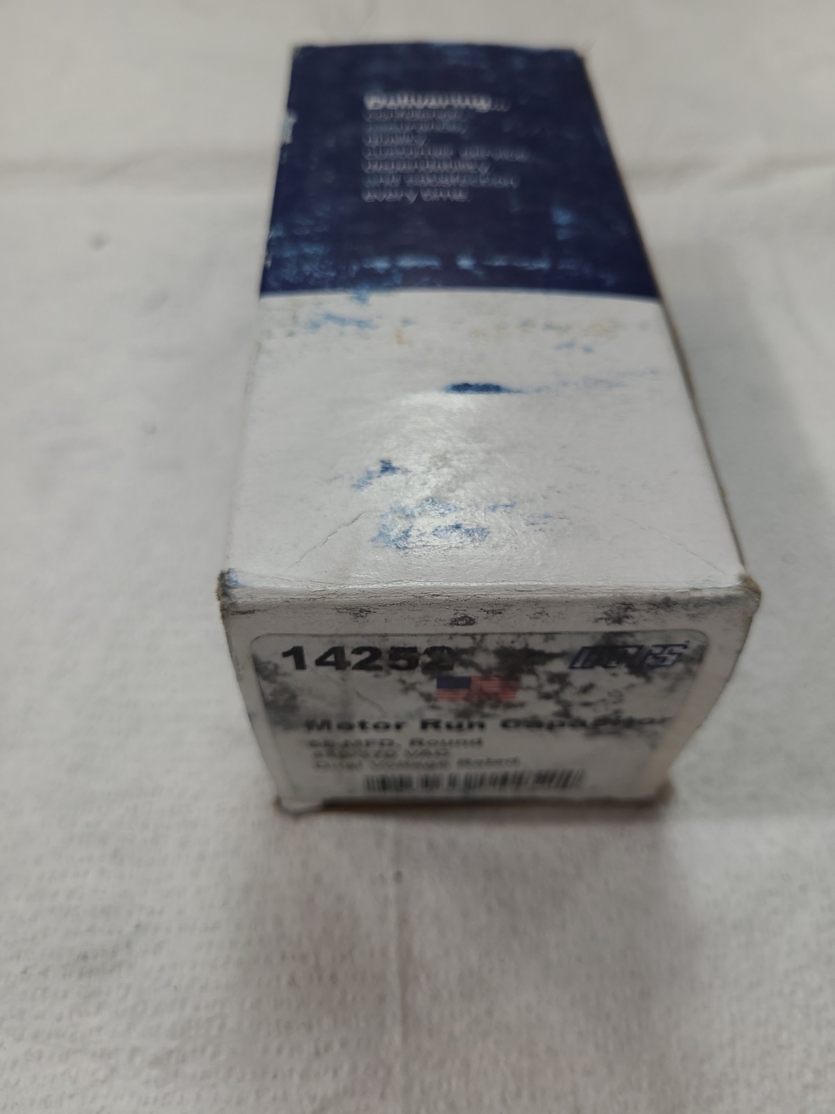 Mars 14252 Motor Run Capacitor NOS 55 MFD- Round 370/440V AC Dual Voltage Rated