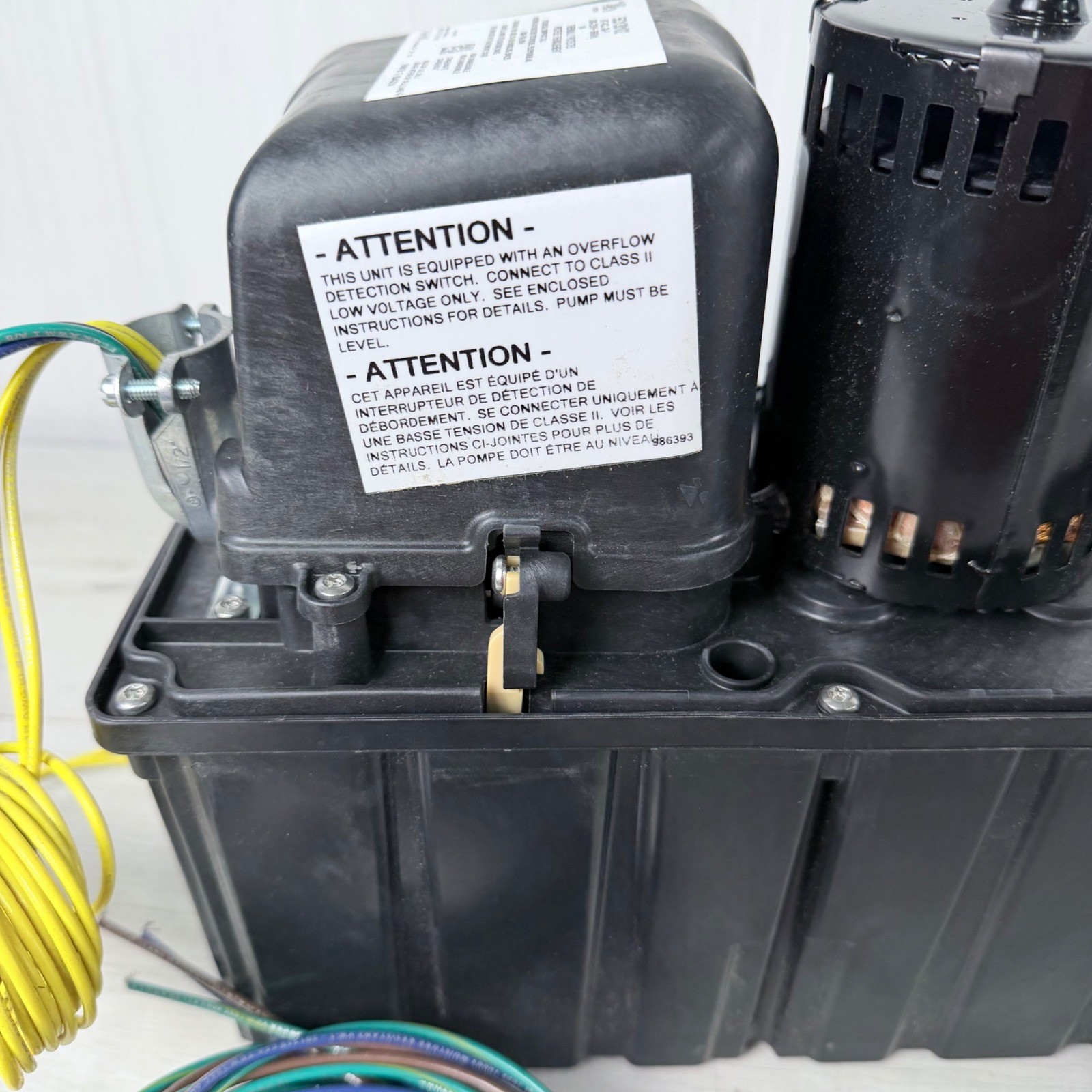 Little Giant HT-VCL-30-P Condensate Pump 208-230V 553130102 High Temp Plenum