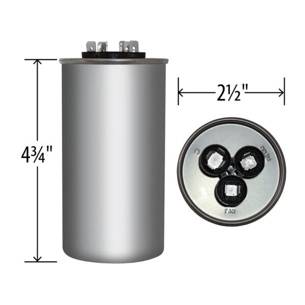 80/10 uf MFD 370 440 VAC Run Capacitor replaces GE Genteq Capcom C38010R C48010R