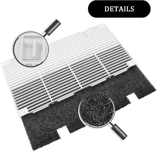 RV A/C Vent Cover for AC Cover Replacement, RV Air C Size: 1 Grille + 1 Filter