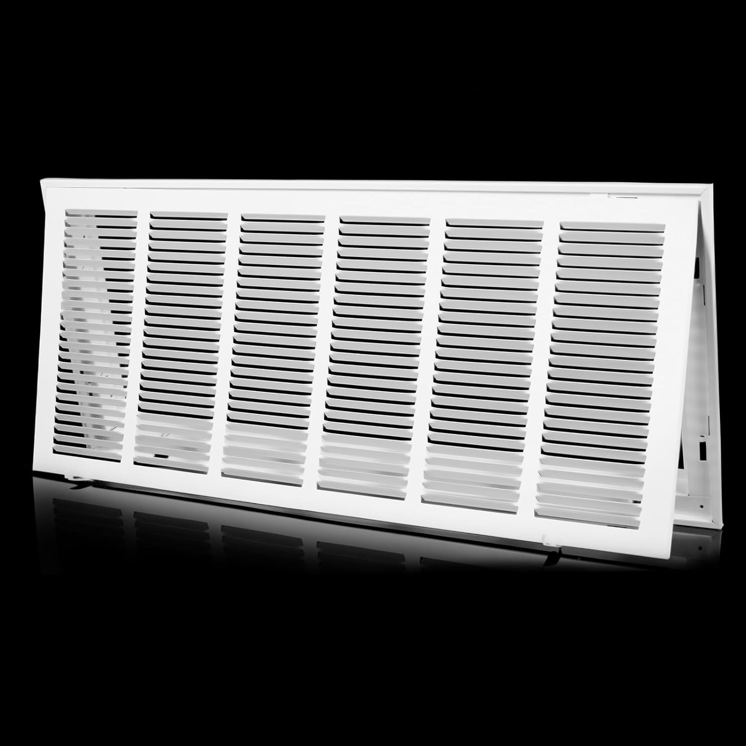 30×12 Return Air Grille Steel Vent Cover White Wall Ceiling Removable 1” Filter