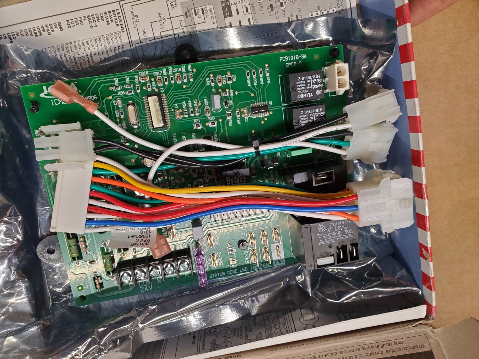 NEW ICM Controls ICM282A control board for Carrier HK42FZ-Series for 325878-751