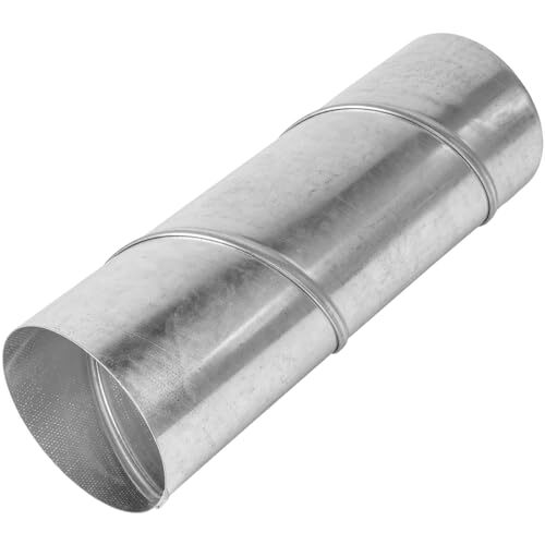 4″ Inch Round Spiral Air Duct 12″ Inch Long Duct Straight Rigid Galvanized St…