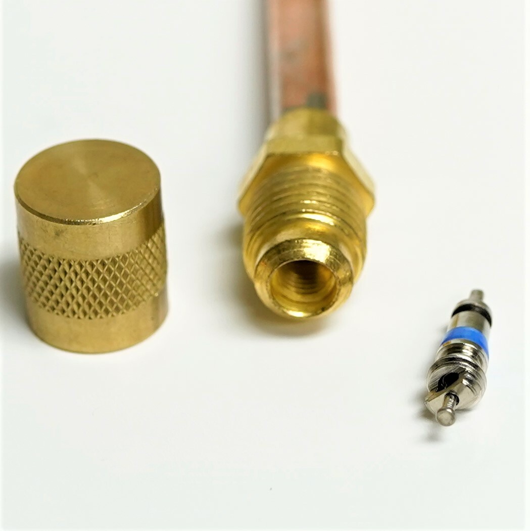 C&D Copper Tube Access Valve 1/4 CD8404 Bulk 20 Pack