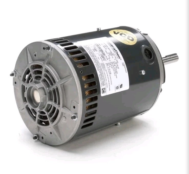 Marathon 56T11O5302 Condenser Fan Motor, 3 Phase, Open Air Over, Belly Band…