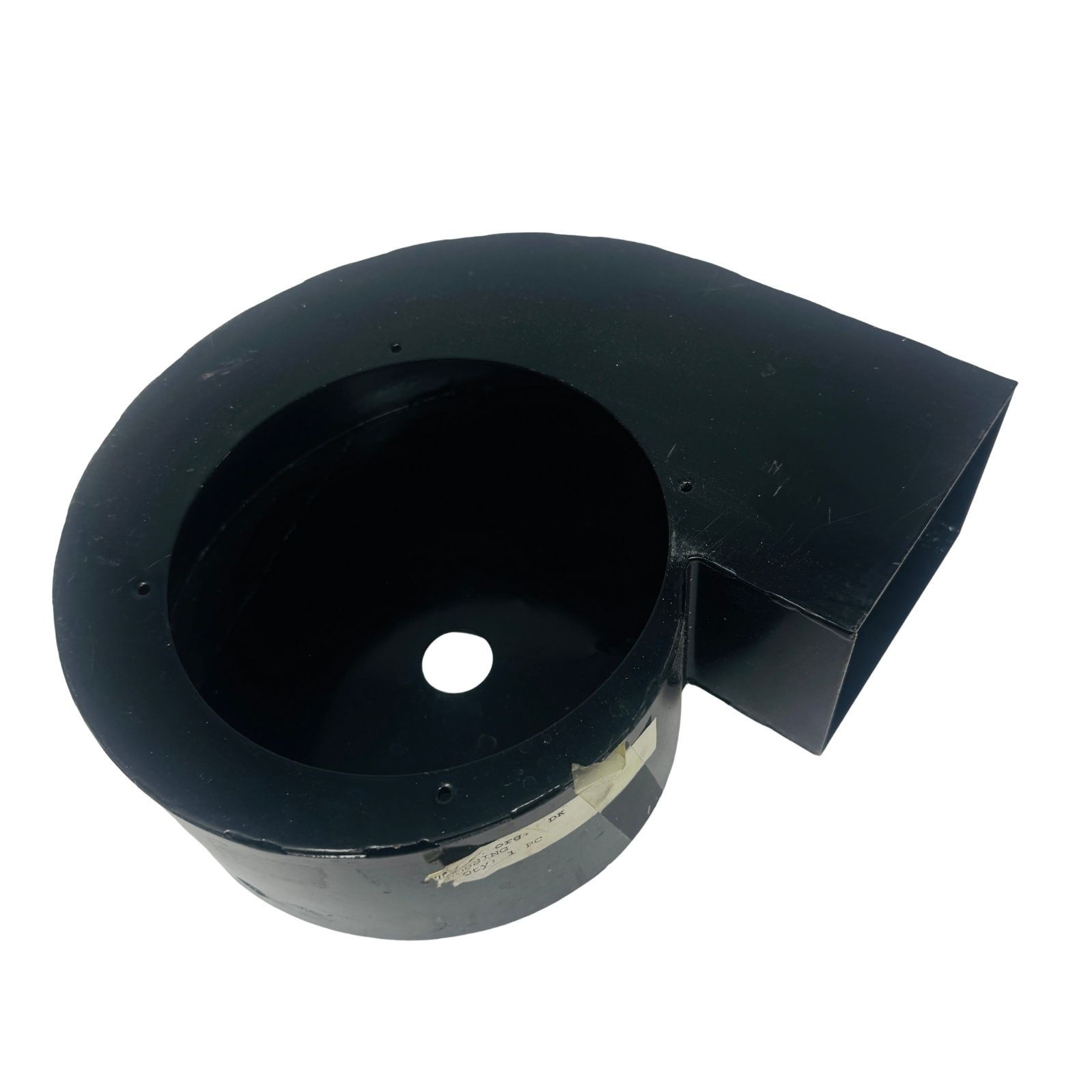 Industrial Metal Blower Fan Housing Scroll Shroud 6-3/4 ID Duct Outlet Black