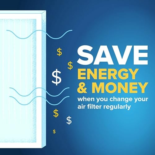Filtrete 16x25x1 AC Furnace SMART Air Filter, MERV 12, MPR 16x25x1, White