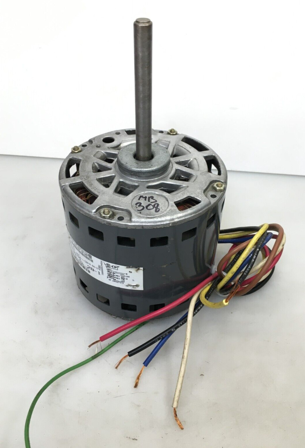 GE 5KCP39LGS093S Blower Motor 1/2 HP RPM 1075/4SPD 115V HC43AE117A used #CMB308