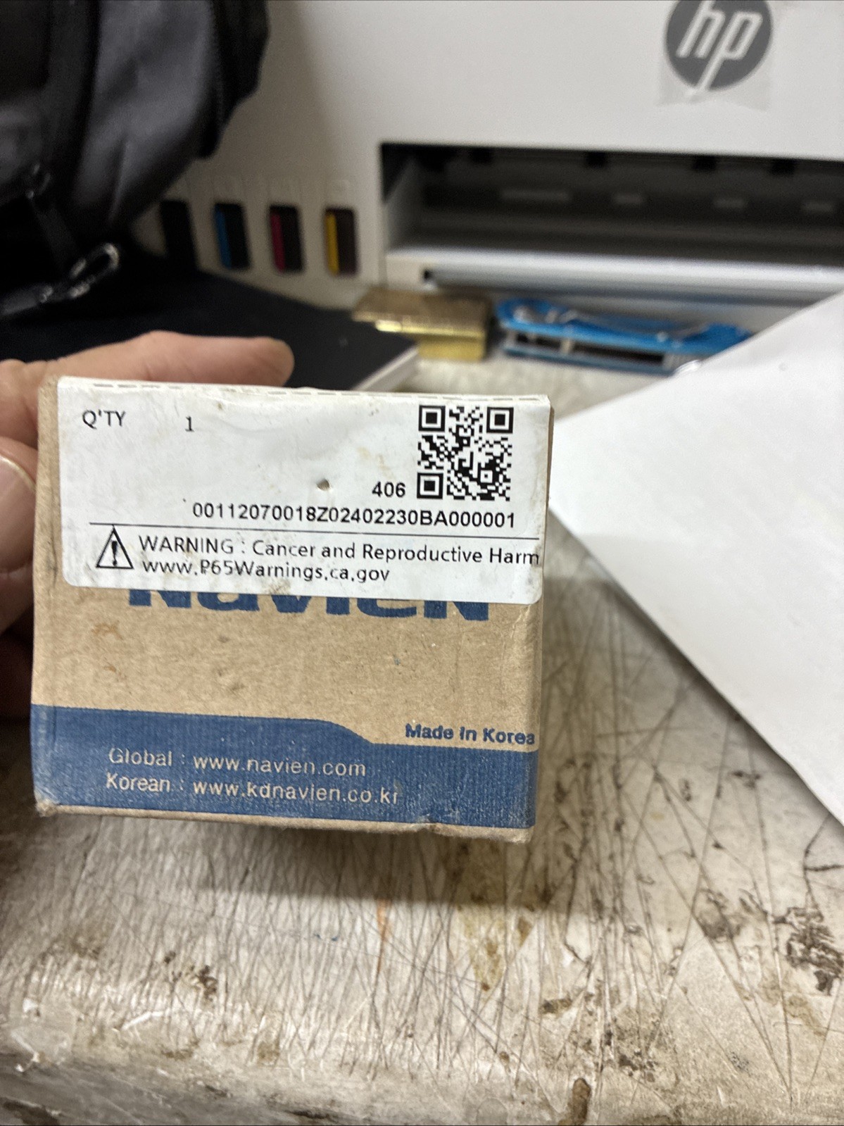 Navien 30026265A ignitor & Flame Rod For NPE & NCB Series Condensing Boilers