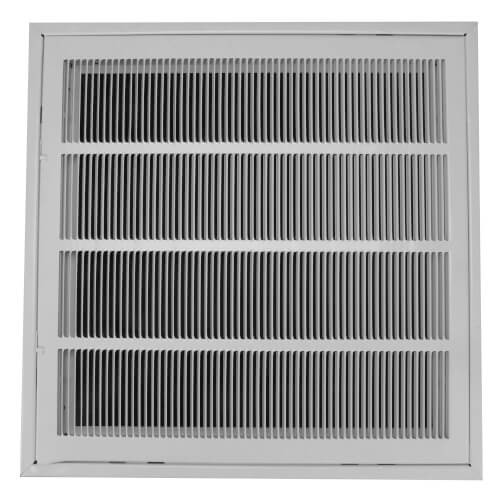 HART & COOLEY 50560 FILTER GRILLE 20X20 STEEL HVAC W/ FIBERGLASS INSULATED BACK