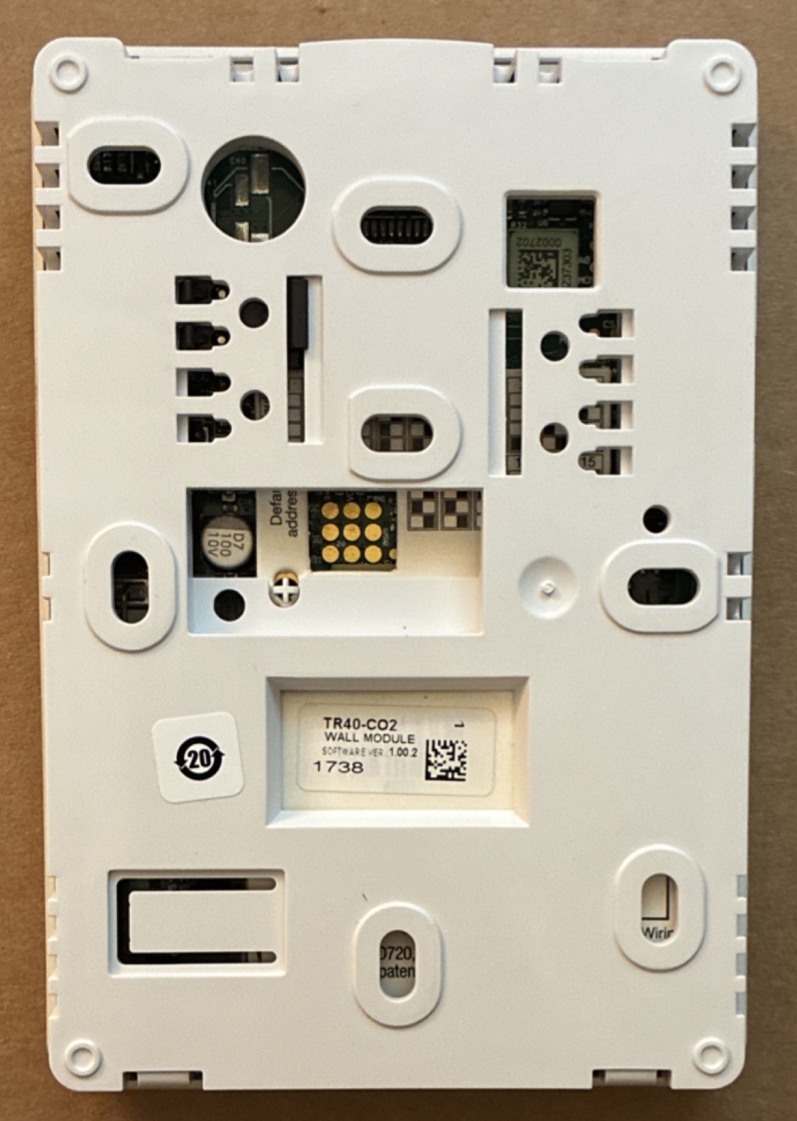 Honeywell TR40 Series TR40-CO2 HVAC Wall Module Battery 10A Plastic