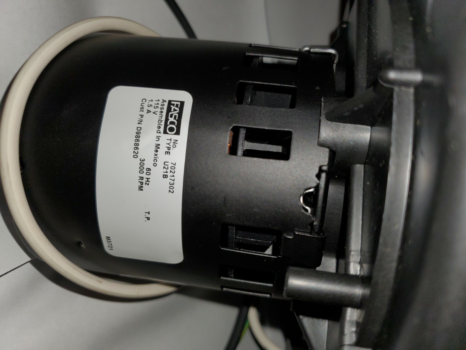 D9868620 Fasco  Inducer Furnace Blower Motor for Goodman 7021-7302 R156743