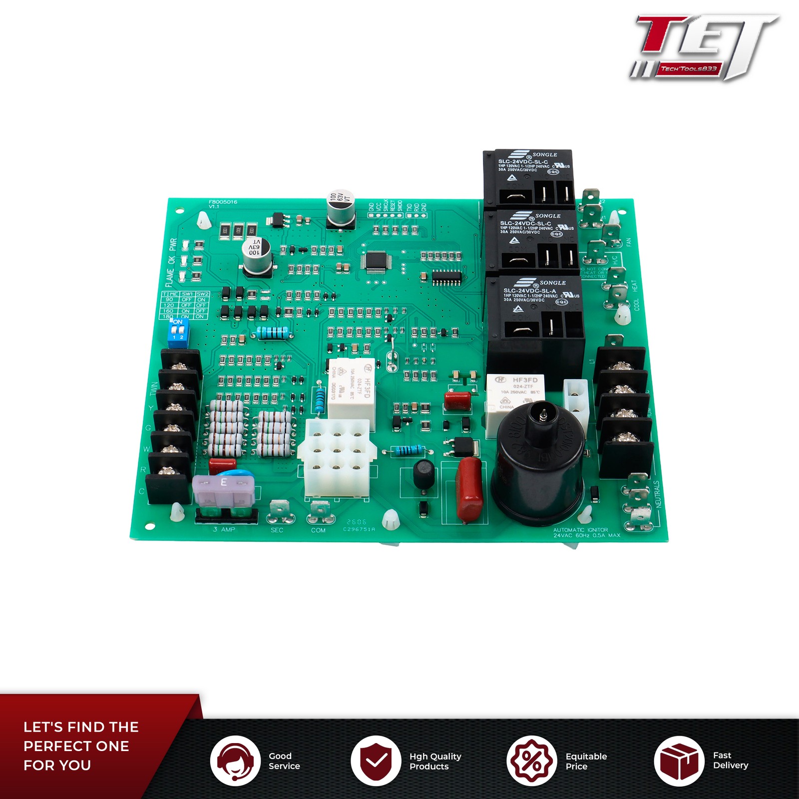 62-24140-02 1028-928 High Quality Furnace Control Board Replaces