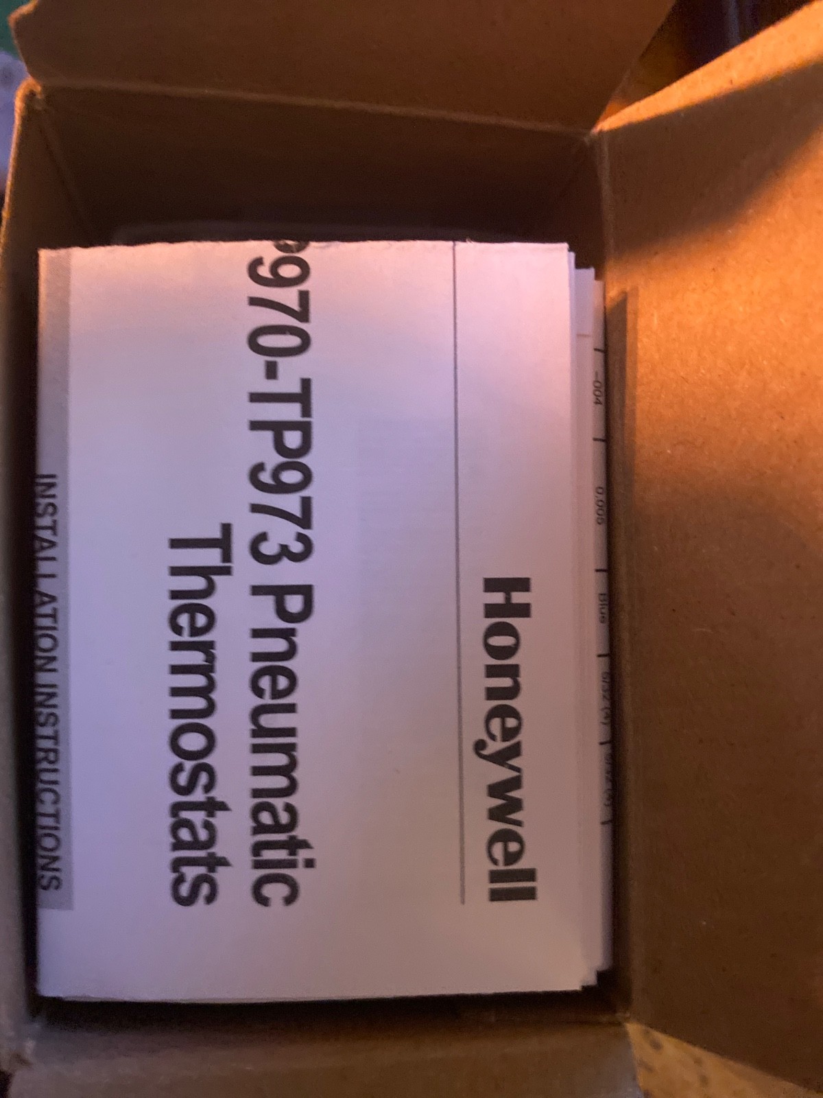 Honeywell, TP970A 2004, Thermostat