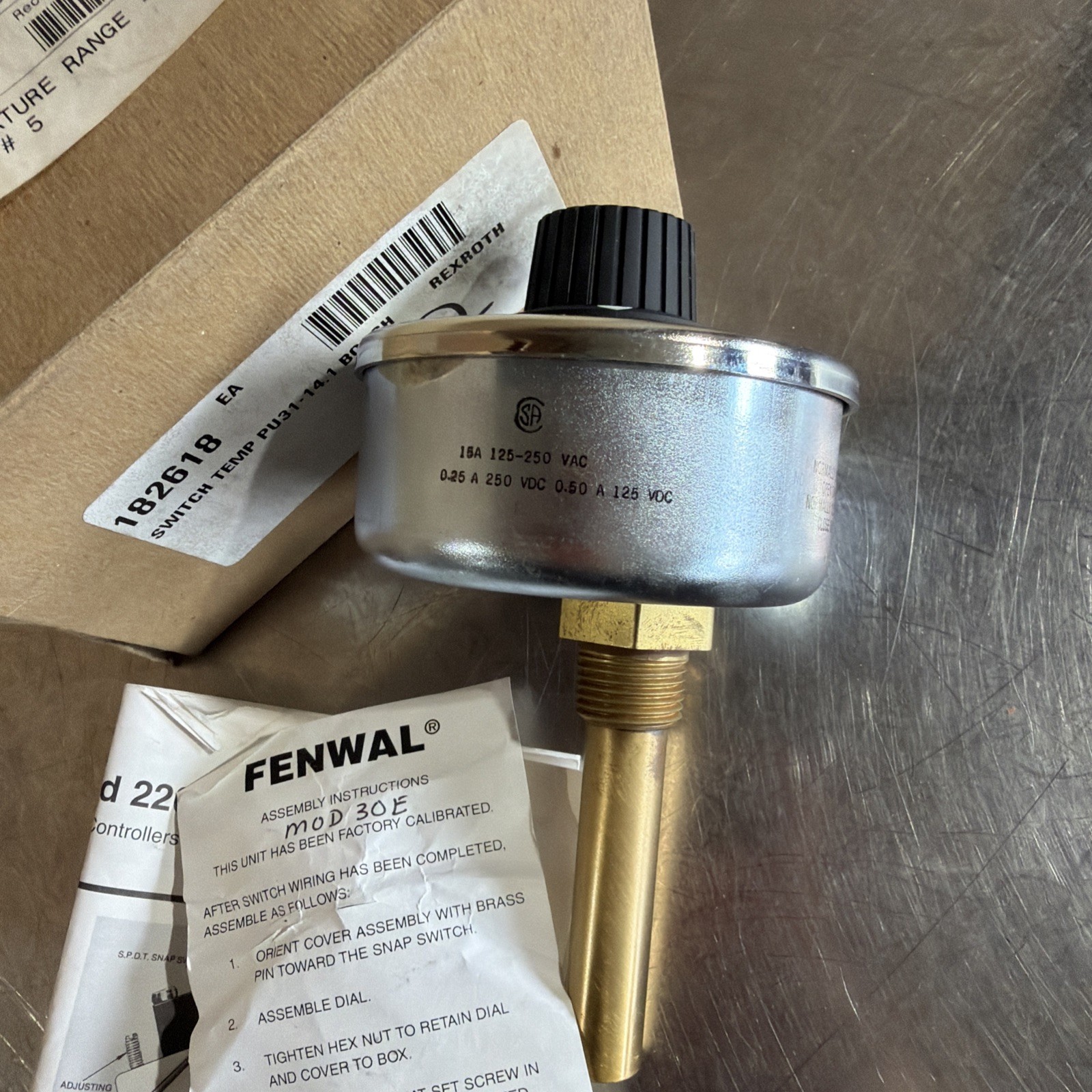 FENWAL CONTROLS 21110-0 Nos Surplus