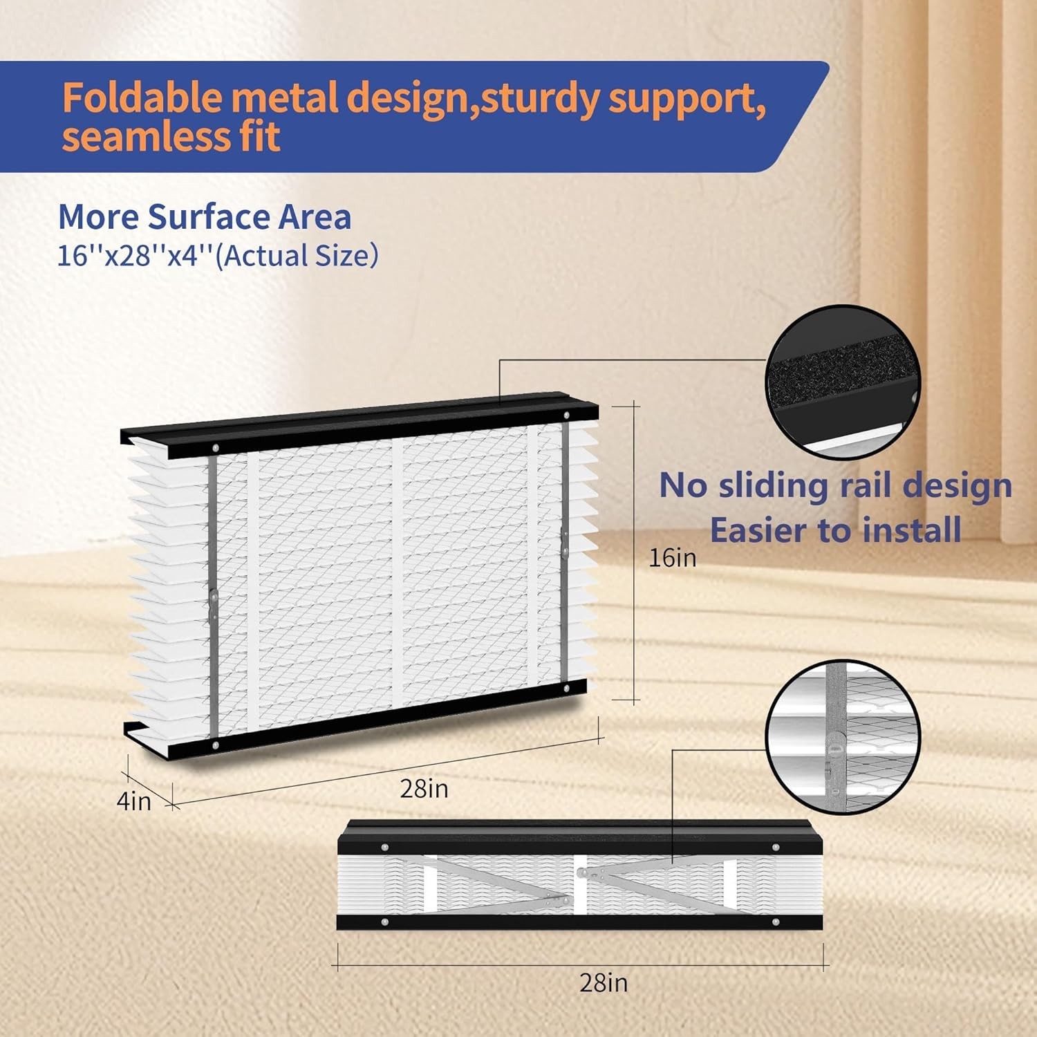 1-PACK 410 Replacement Air Filter MERV 11 Compatible with AprilAire Furnace