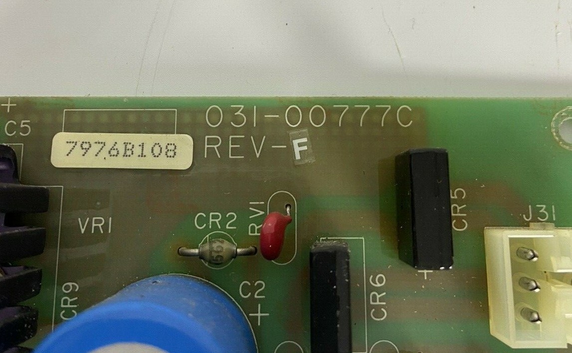 York 031-00777C Rev F Chiller Starter Control Board *WARRANTY INCLUDED*